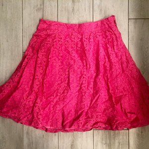 Lilly Pulitzer Lace Pink Skirt